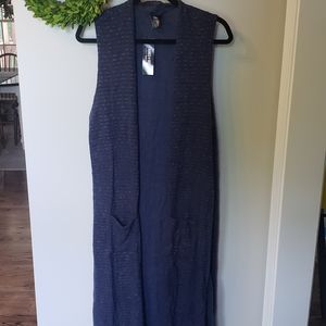 NWT Agnes & Dora Vest Duster